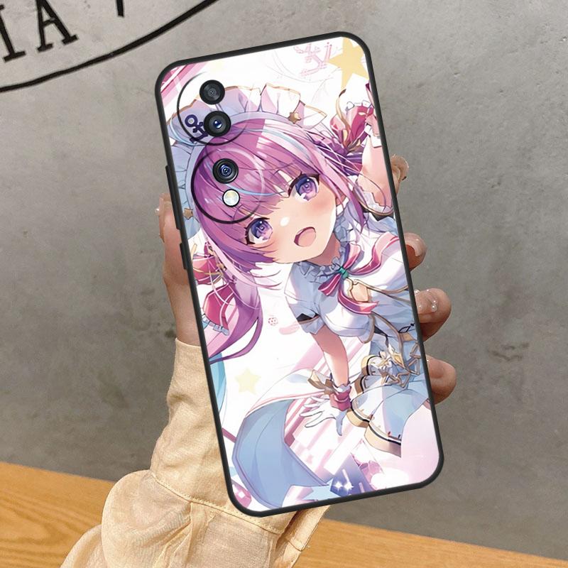 Minato Aqua Hololive Case For Honor Magic 8 Pro 5 6 7 Lite 90 70 50 400 200 X8c X8b X9a X9b X9c X9d Win RT Cover