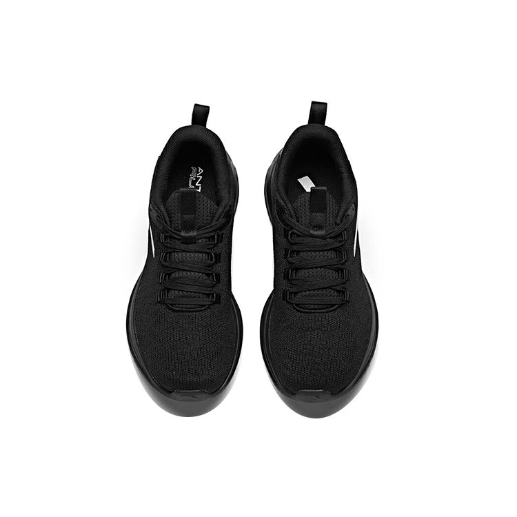 Anta Breathable Shock Absorbing Non-Slip Durable Low-Top Running Shoes Men sneaker Black 112115570-1