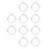 10Pcs Turbo Down Pipe Gasket 3in 4 Bolts Stainless Steel Rust Resistant for GT30 GT35 T3 T2 T4 T6