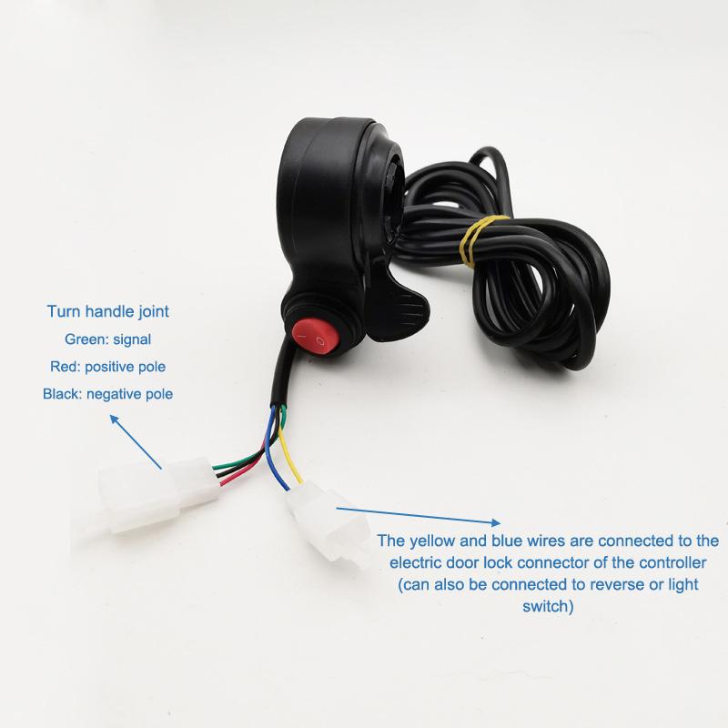 Digital Voltmeter Wide Range 12V To 84V For For Ebike And Scooter With 22Mm Mount And 2 Meter Cable Voltage Monitor
