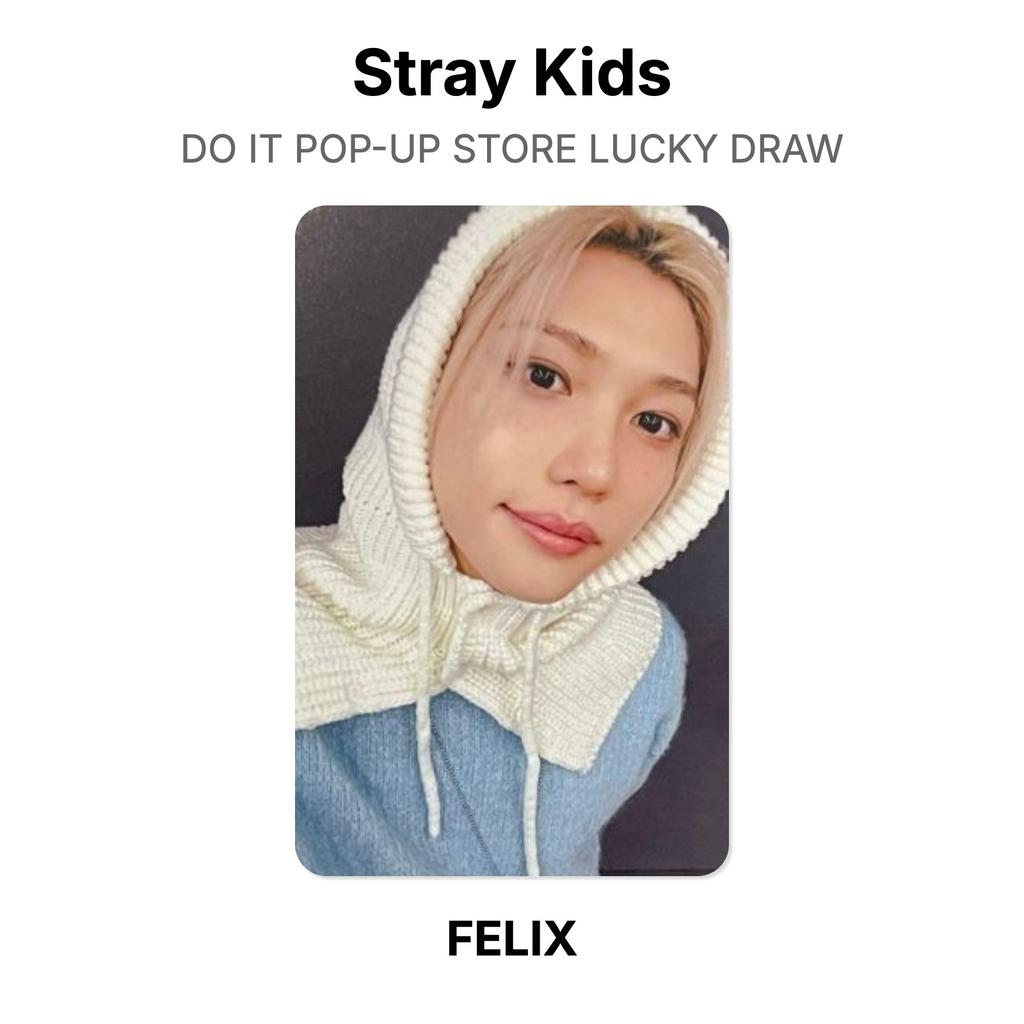 Stray Kids DO IT POP-UP STORE LUCKY DRAW Official Photocard