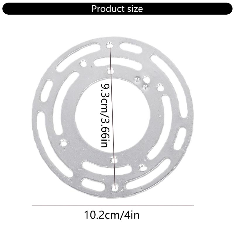 Hollows Octagonal Mounting Plate For Table Lamp And Wall Light For Superior Load Bearing And Extended Use In Homes