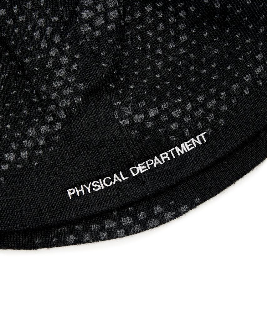 Beoteopeullaiseupocheuweeo Acrylic Pattern Beanie Black