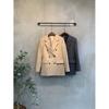 C S In The Room Double Button Shoulder Pad jaCket 2Color
