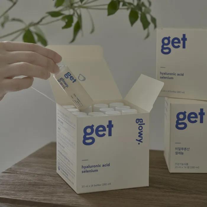 High-content Hyaluronic Acid collagen_Gloy 14 Bottles (2 Weeks) Peach Flavor