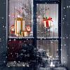 Cute Xmas Door Window Stickers Cartoon Christmas DIY Decal  Festival Decor