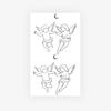 Tattoo Sticker Couple Angel Waterproof And Long-Lasting Non-Reflective High-End Cute Tattoo Sticker