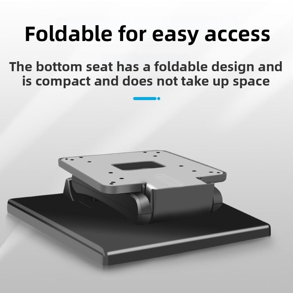 Folding Computer Monitor Stand Adjustable Computer Booster Stand Desktop Monitor Holder  Laptop