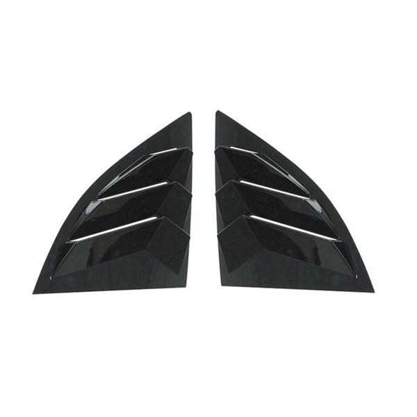 2-Piece Decorative Triangle Window Louvers for 2019-2025 Toyota Supra GR A90/A91.