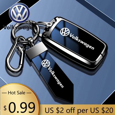 Für VOLKSWAGEN VW Neue Zinklegierung Auto Schlüsselhülle Vollabdeckung Schutzschale Tasche für VW Volkswagen Polo Tiguan Passat Golf Jetta La