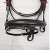 Beautiful Leather Padded Comfort Bridle with Black Colour Stone & Padding Dressage Bridle for Horses.