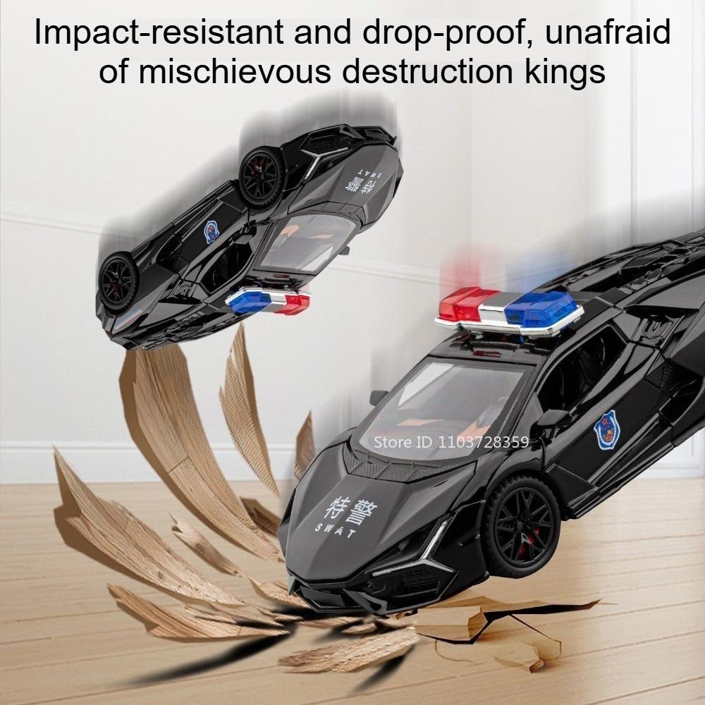 1:32 Revuelto SVJ63 Model Sports Cars Alloy Diecast Simulation Supercars Sound Light Doors Opened Pull Back for Kids Edutainmen