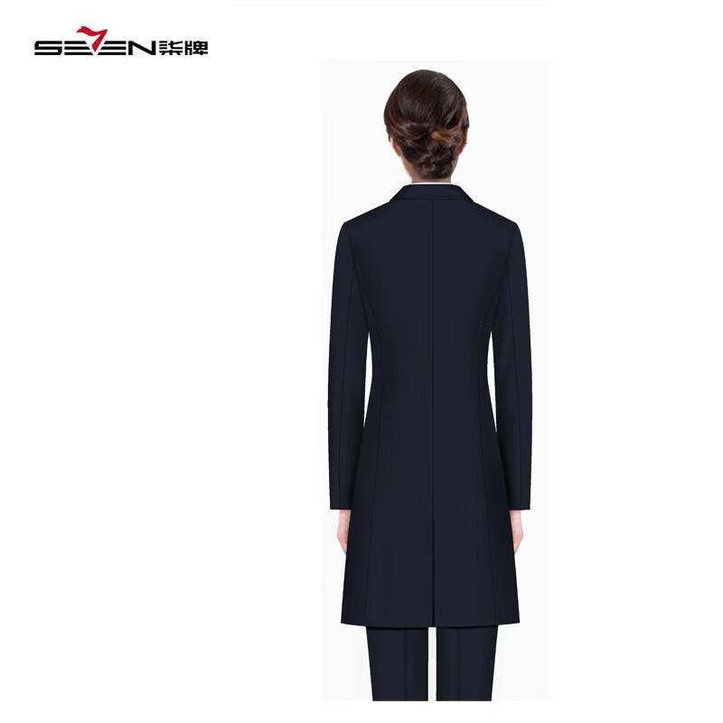 Qipai Women's Long Wool Cashmere Blend Coat