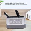 Pen Holder Alarm Clock Pen Holder Design Time Memory Time Date Temperature Display LED Clock for   Dormitory