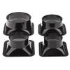 Household Accessories ABS Wall Flange Connector Black Ventilation Pipe Joint Air Ducting Connection Kitchen