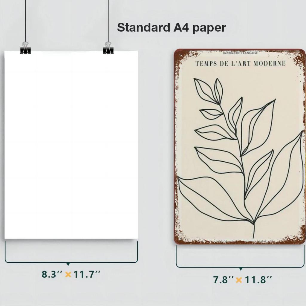 Abstraktný Minimalizmus Citrónová Váza Geometrické Kávovar Bar Nástenné Umenie Plagáty Tlače Škandinávske Kovové Značky Nástenné Obrazy pre Obývacia Izba Kvetinárstvo