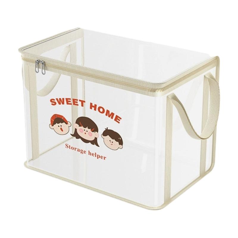 

Foldable Durable PVC Storage Bag Waterproof Dustproof Design For Childrens Toy And Clothes Organization