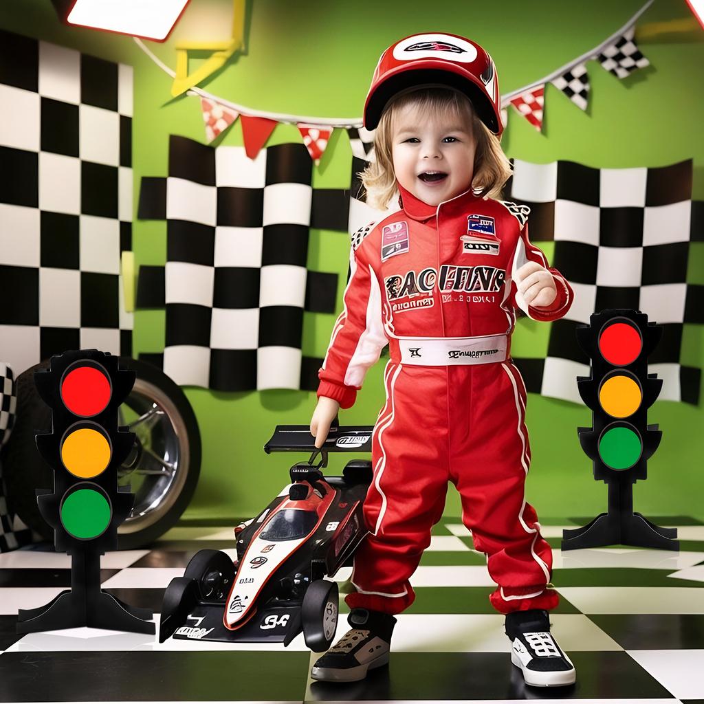 12 Sets Traffic Light Racing Car Party Centerpieces 3D Cardboard Traffic Light Party Decoration For Kids Racing Theme Birthday P