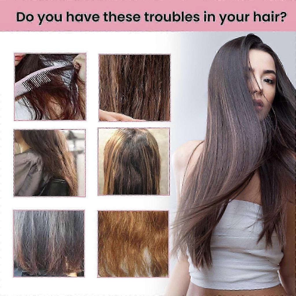 Hair Straightening Cream with Comb, 150 ml Straightening Cream Protein Correcting Cream, Straightening Cream for Curly Hair and Damaged Dry Hair