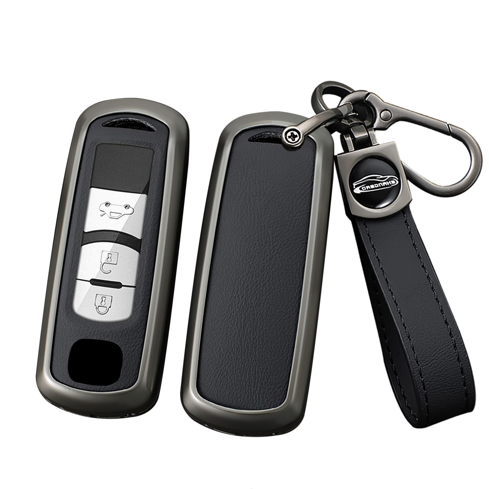

Mazda Smart Key Case, Key Holder, Alloy + PU Leather, Key Cover, For Toyota, M чорний
