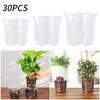 Transparent 10/30Pcs Flowerpot Thickened Plant Nursery Pot Seedling Cup Gardening Transplantation Potted Flower Pot Planters