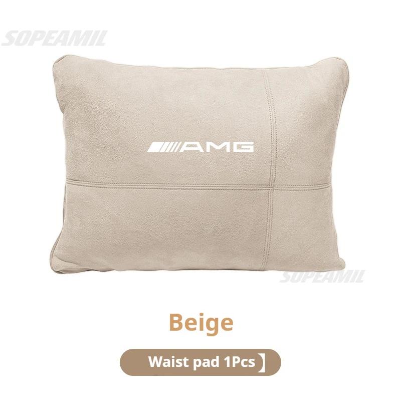 Mercedes Benz A B C E S Class AMG GLB GLC GLE CLA CLS SLC GLS A45 C43 Car Headrest Neck Support Lumbar Rest Cushion Neck Pillow ZO1