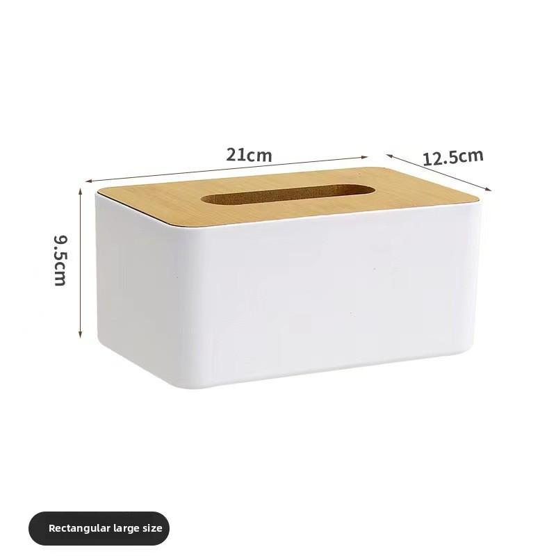 

Простая деревянная крышка, настольная, домашняя коробка для салфеток, хранение бумаги, коробка для салфеток, подходит для дома и автомобиля Large