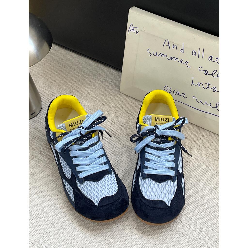 Mesh Breathable Forrest Gump Shoes Women's Single Shoes 2025 Summer Round Head Flat Bottom Not Tired Feet Casual Mountaineering Women's Moral Traini