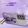 For Samsung Galaxy A13 4G/5G Anti-Scratch Phone Cover Electroplating PC+TPU Phone Case with Kickstand