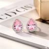 Yanbai Pear Shape Water Drop Earrings for Women - European & American Fashion, Classic Style Studs