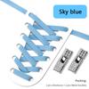 No Tie Shoe Laces Luxurious Diamond Cross Locks Shoelaces Without Ties Elastic Shoe Laces Sneakers Kids Adult Shoes Accessories