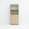 Modern Tall Cabinet with Display Area, Versatile Storage Cabinet, Slim Accent Cabinet, Living Room Cabinet (only with living room cabinet)