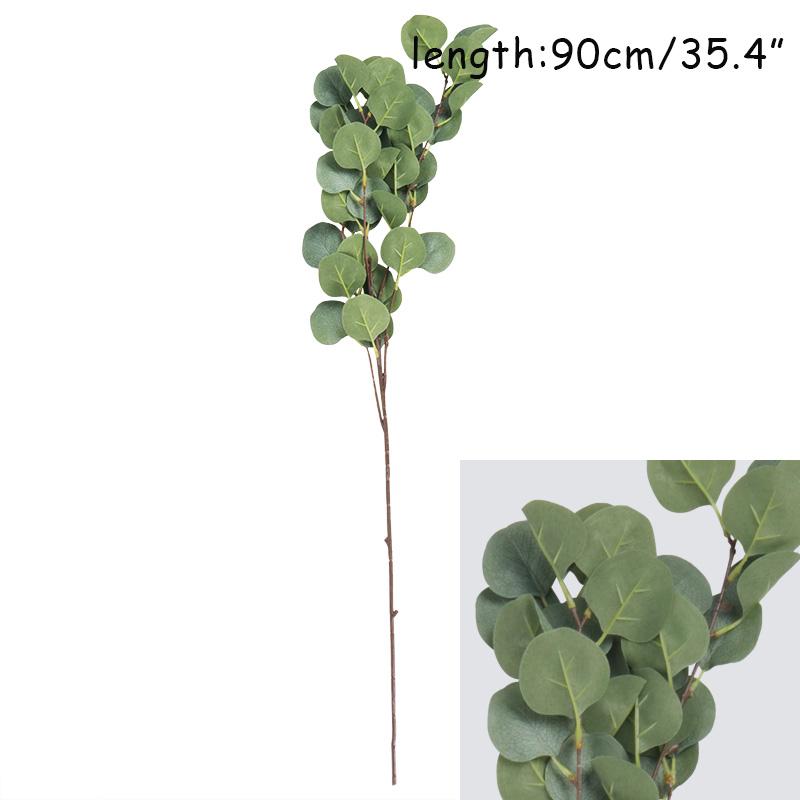 

Artificial Mixed Eucalyptus Willow Leaves Stems DIY Bouquets Floral Faux Eucalyptus Garland Arrangement Home Wall Decor Wedding