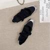2025 Spring/Fall New Mary Jane Flats - Ballet-Inspired Round-Toe Slip-On Shoes with Elastic Strap, Vintage Work Pumps for Women