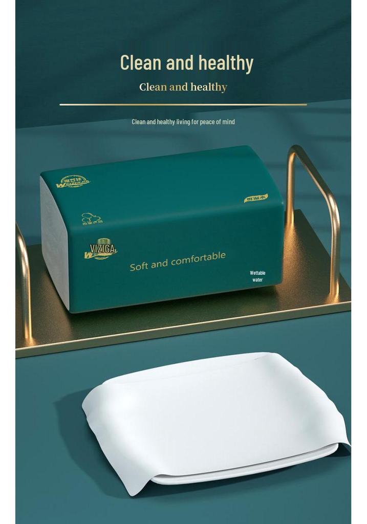 Large Box Five-Layer Thick Facial Tissue Paper Towels for Home Use