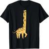 Giraffe Körper Hals Kostüm Einfaches Halloween Geschenk Süßes Lustiges T-Shirt
