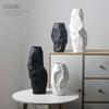 Irregular Ceramic Vase Simulation Stone Flower Pots Decorative Flower Arrangement Porcelain Vases Nordic Home Decor Modern