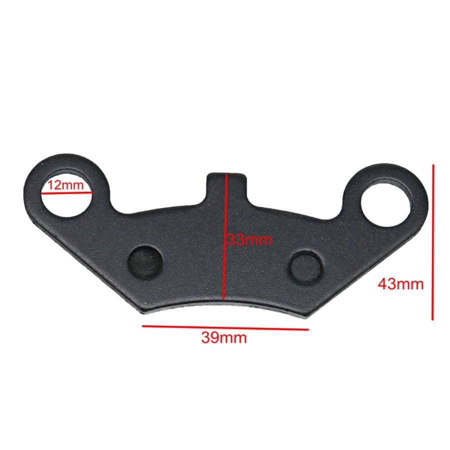 ATV Front 4pcs+Rear 2pcs Semi Metallic Brake Pad Disc Brakes 6 Pieces For CF Moto CF500 500CC CF 600 600CC X5 X6 X8 U5