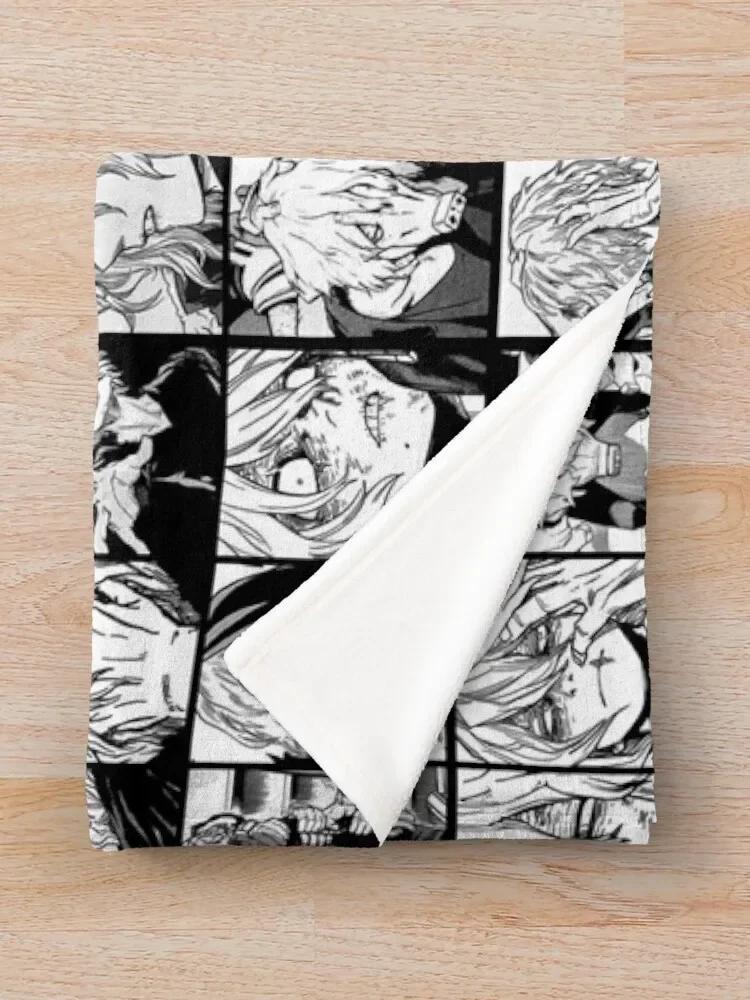 Shigaraki Collage Black and White Version Throw Blanket Kid'S Beach Heavy Blankets