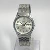 282 [Battery Replaced and Cleaned] Working Item SEIKO Men's Watch Seiko ALBA Silver Day Date Calendar Quartz Popular Rare