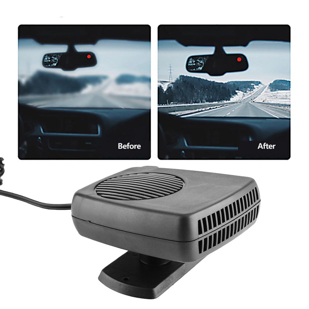 Car 12V 150W Portable Electric Heater Heating Dryer Fan Defroster Demister