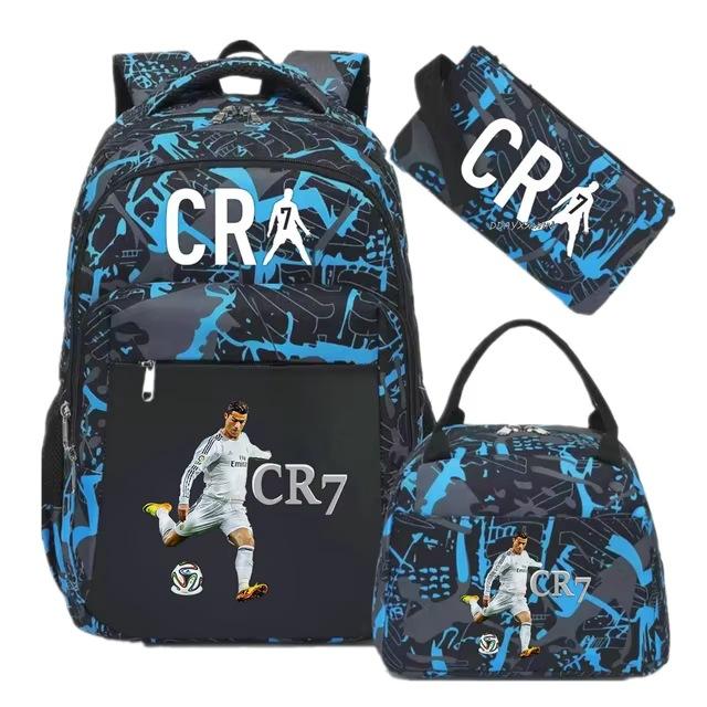 3-delige Schoolrugzakset voor Studenten Grote Capaciteit Oxford Stof Schooltas met Schouderband en Etui One size fits all