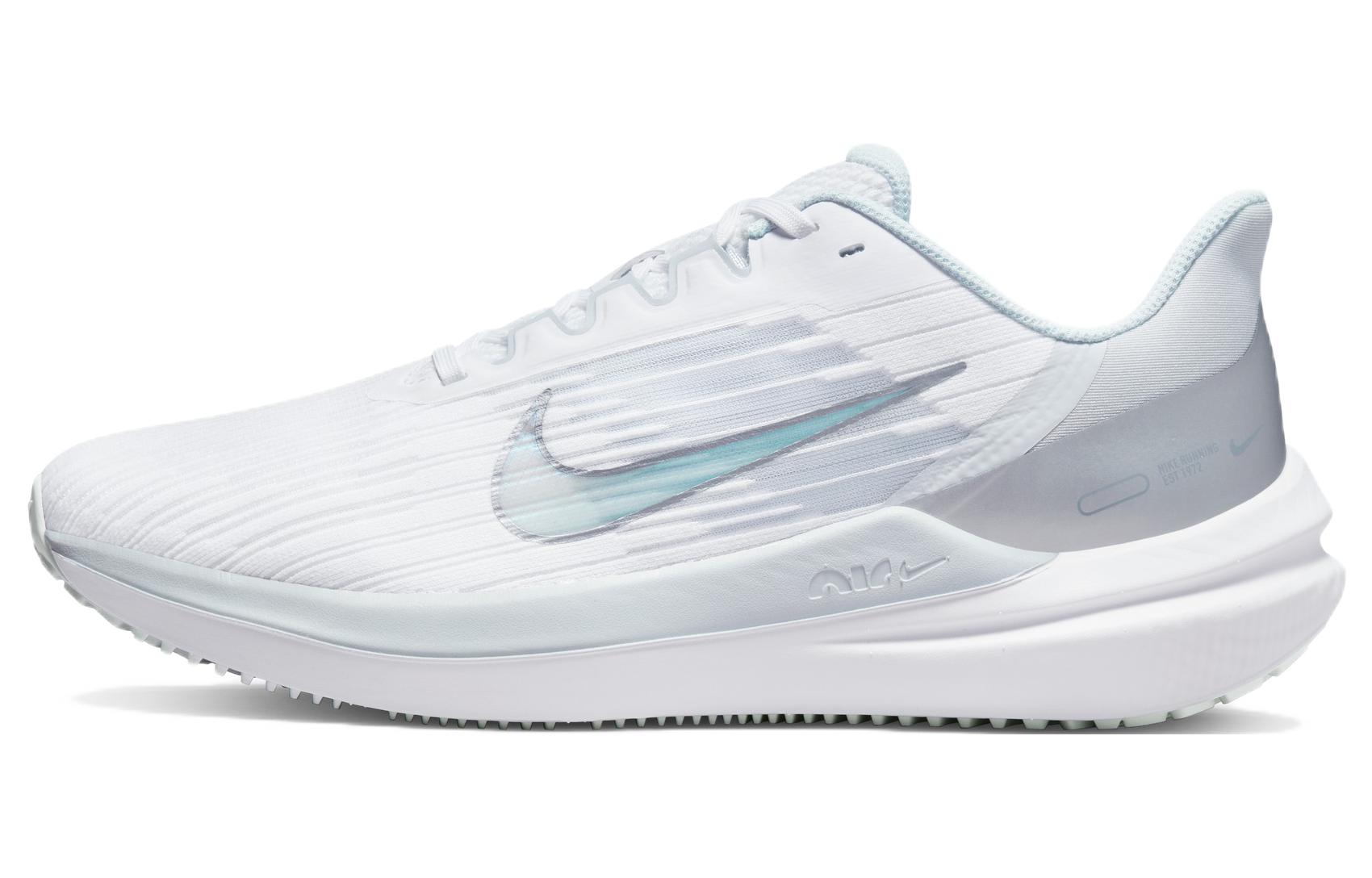 Nike Air Winflo 9 White Metallic Silver Women s DD8686-100