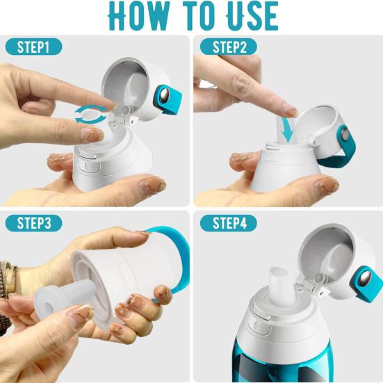 2Pcs Bite Valve Replacement Leakproof Filtered Water Bottle Silicone Bite Valve for Brita