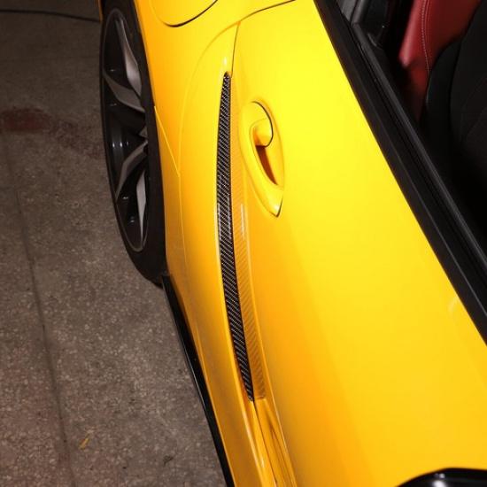 Carbon Fiber Car Side Door Air Vent Cover Trim For Toyota GR Supra A90 -