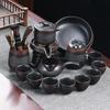 Qianyu Rotating Stone Mill Purple Clay Kung Fu Tea Set
