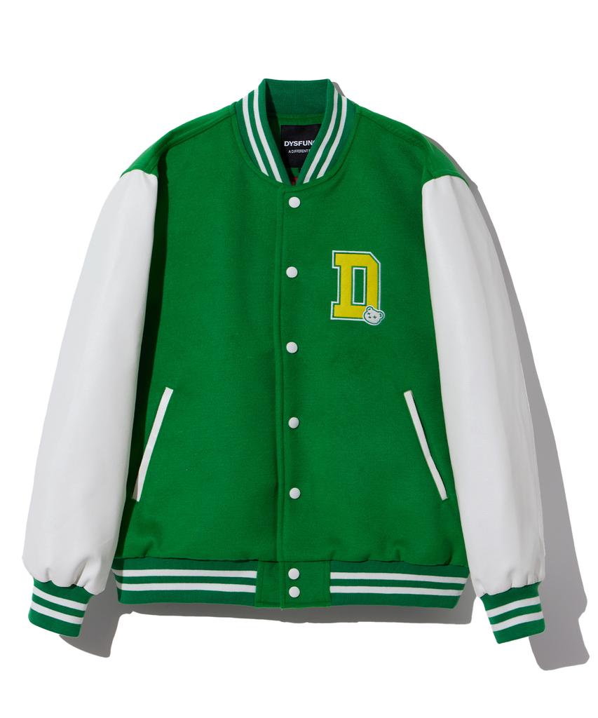 Dysfunct D Logo Stadium Jacket (Green)