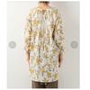 SLOBE IENA Lilas Print Tunic Blouse Cotton Linen Floral Pattern Free Size