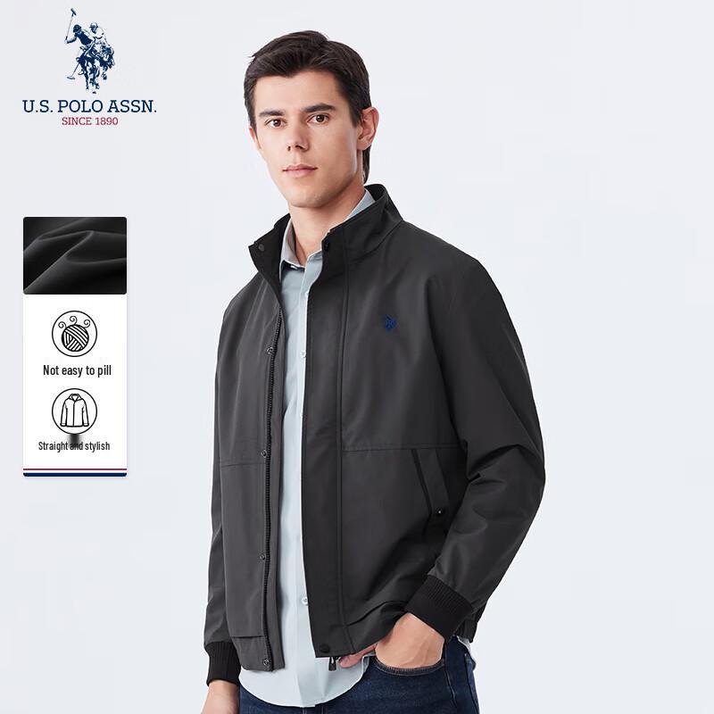 U.S. Polo Assn. Men's Fall/Winter Business Casual Stand-Collar Jacket