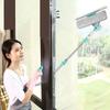 Teleskopischer Fensterglasreiniger Oder 2 Lappen Mikrofaserkopf Hochhaus-Wischer Staub Schlamm Reinigung Glasabzieher Dreh-Reiniger